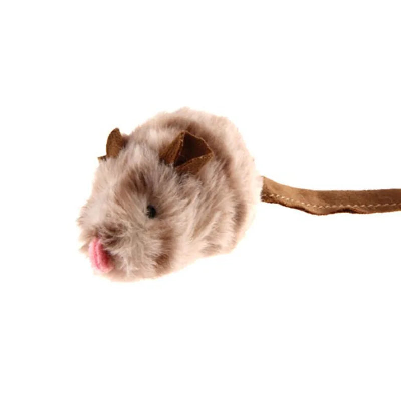 Interactive Cat Sound Toy – Animal Plush with Feathers
